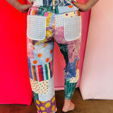 Poppy & Pine Jewel Patch Work Barrel Pants