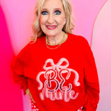 Red Be Mine Pullover Sweatshirt