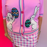 Hoppy Easter Short Sleeve Cardigan