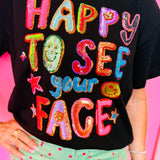 Sequin Happy Top