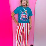 Pink Multi Stripe Pants