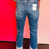 Zenana Cuffed Skinny Denim Jeans