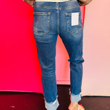 Zenana Cuffed Skinny Denim Jeans
