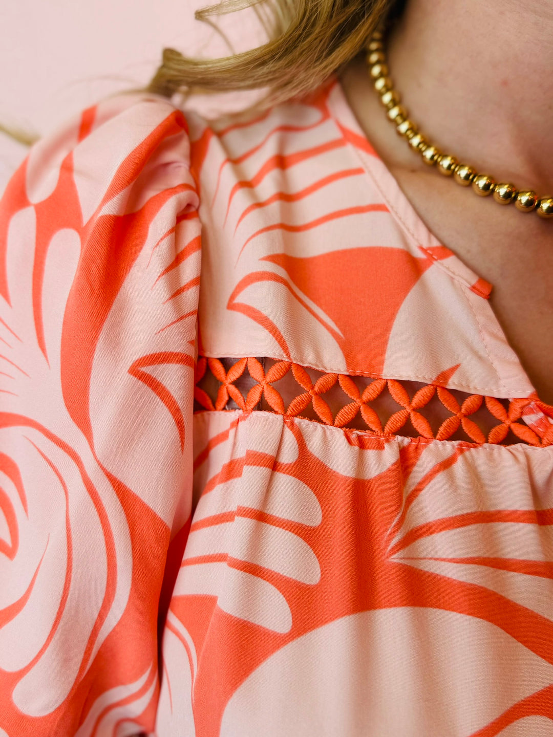 Addison Sail Away Coral Dress