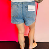 Bayeas Denim High Rise Skort
