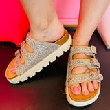 Corky's Threes Company Rhinestone Sandals