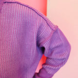 Lavender Two-Tone Sweater