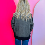 Black & White Two-Tone Sweater