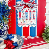 Mini Art Scallop "Fireworks & Freedom"