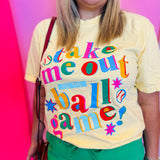 Poppy & Pine Take Me Out To The Ball Game Tee