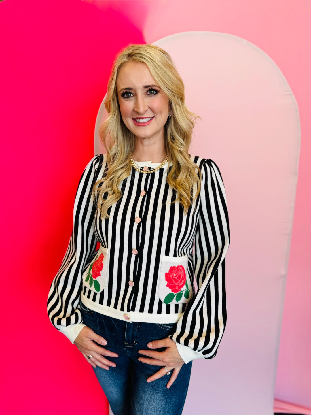 Black Rose Cardigan