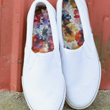 Flat Socks - Watercolor Wildflowers