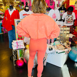 Venice Watermelon Crossover Waist Leggings