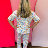 Sunday Brunch Ruffle Pajama Set