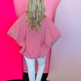 Ruby Striped Oversized Top