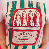 Pink & Green Stripe Sardine Tee