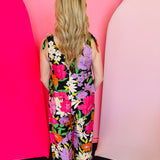 Black Bloom Jumpsuit