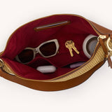 Hammitt Kyle Large Cocoa Raffia Handbag