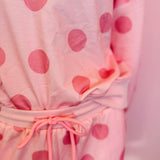 Pink Polka Dot Shorts Set
