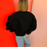 Basketball Game Day Feeling Crop Sweatshirt