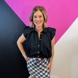 Midnight Plaid Skort