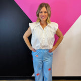 Striped Crab Beach Pants