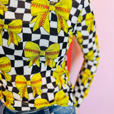 Throw Like A Girl Mesh Top