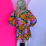 Wildflower Pop Tiered Dress