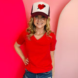 Mavis Heart & Arrow Yarn Emroidered Cap