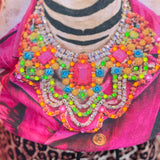 Neon Blingy Zebra Tee