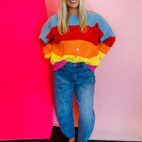 Stripe Crochet Sweater