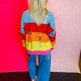 Stripe Crochet Sweater