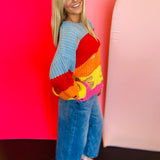 Stripe Crochet Sweater