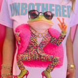 Unbothered Frog Blingy Tee