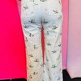 Mallard Duck Printed Pants