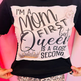 I'm A Mom First Bling Tee