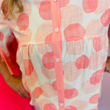 Polka Dot Babydoll Top