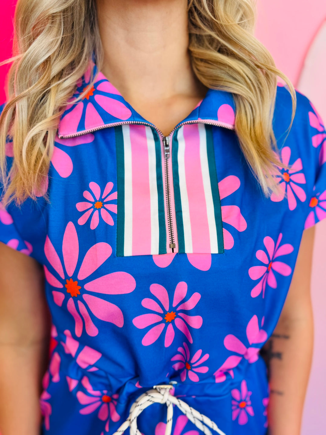 Floral Cap Sleeve Dress