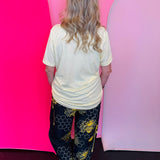 Jewel Collared Bee Tee (Yellow)