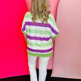 Lucky Stripes Shamrock Tee