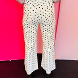 Mini Polka Dot Ivory Pants