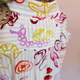 Coastal Cocktail Stripe Button Down