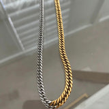 Shiny Two Tone Necklace