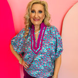 Wild Orchid Leopard Top