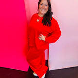 Ruby Scuba Crewneck Pullover Pants Set