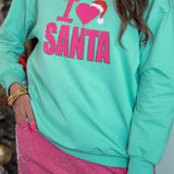 I Love Santa Sweatshirt