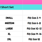 Butterfly Bliss Ruffle Pajama Set