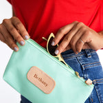 Jon Hart small replacement pouch for Trinity handbag in coated canvas.