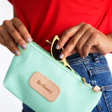 Jon Hart small replacement pouch for Trinity handbag in coated canvas.