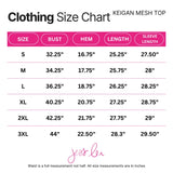 Keigan Santa Safari Chic Mesh Top